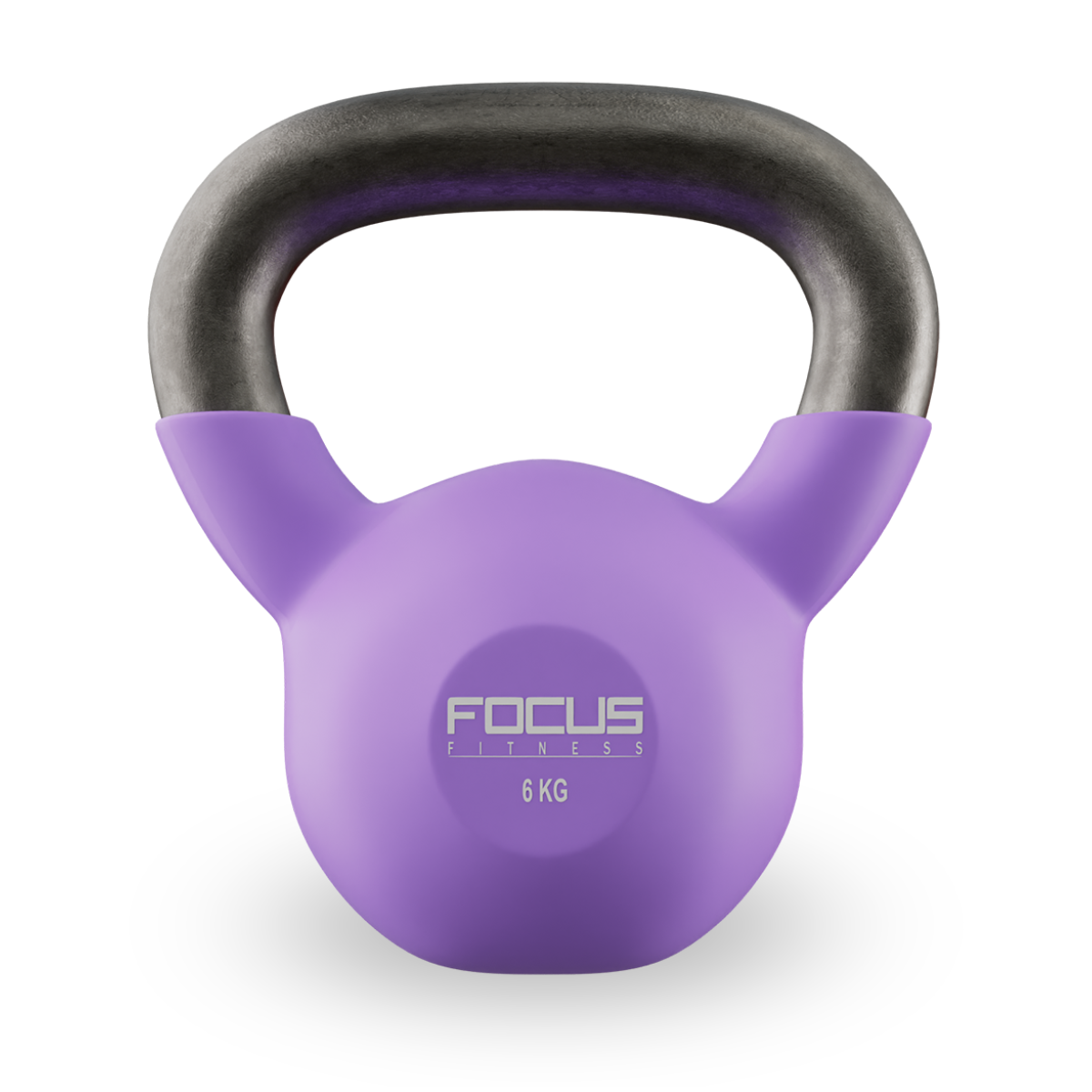 focus fitness 6 kg kettlebell vinyl