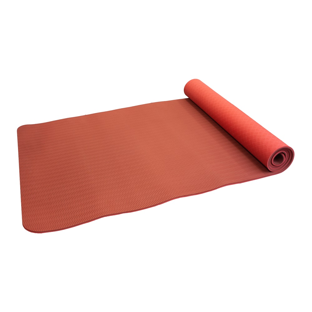 yoga mat rood