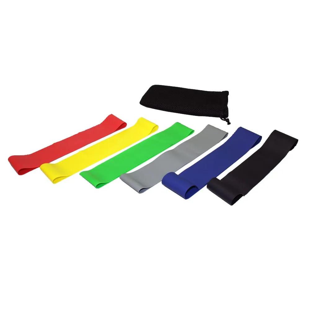 Fitness Elastic - Focus Fitness - Set of Resistance Bands including Storage Bag.