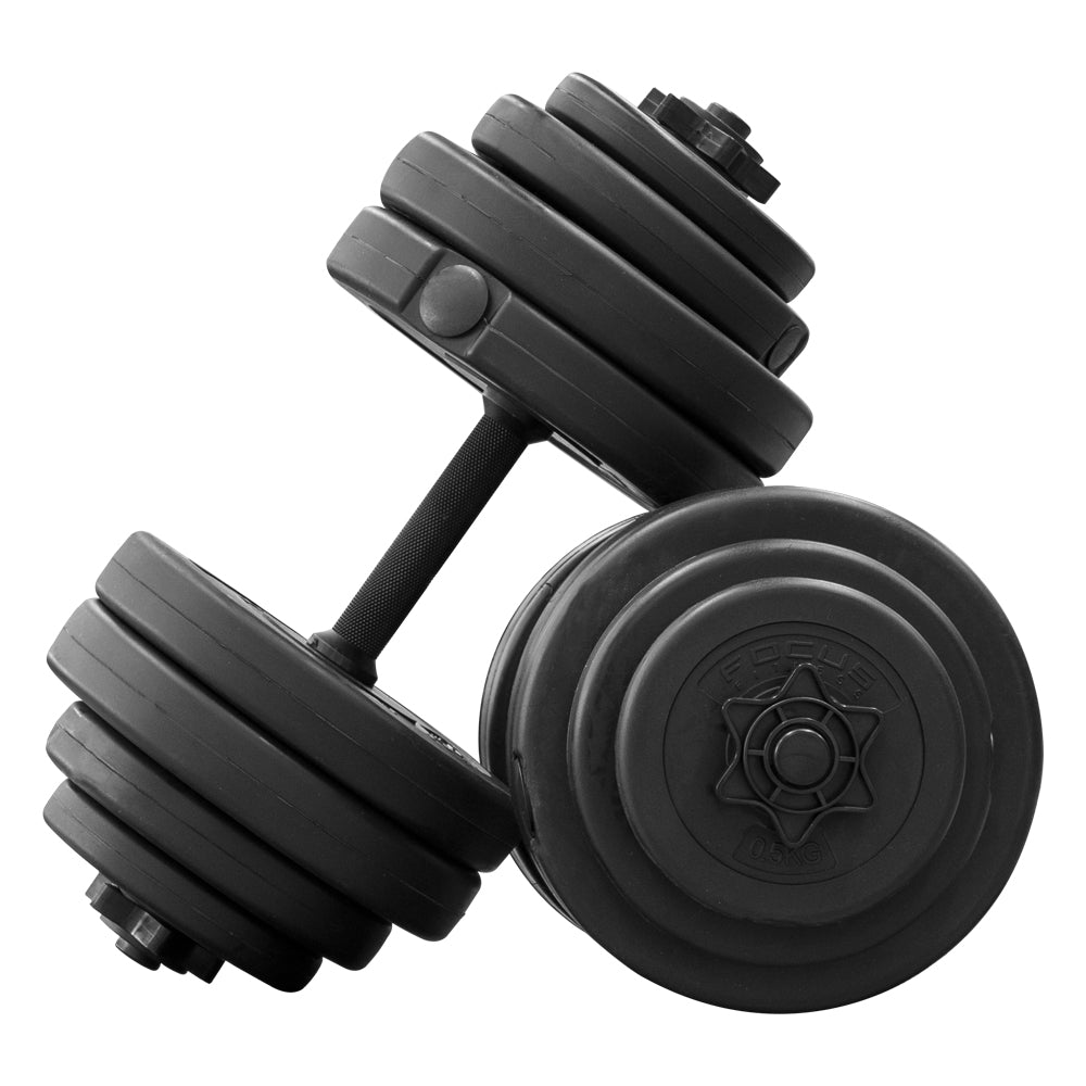 Adjustable Dumbbellset - Focus Fitness - 28 kg