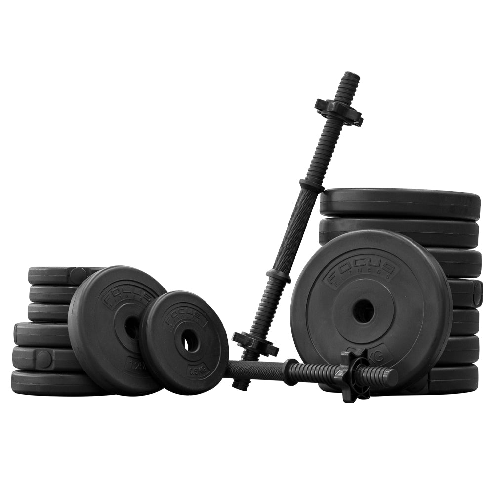 Verstelbare Dumbbellset - Focus Fitness - 28 kg
