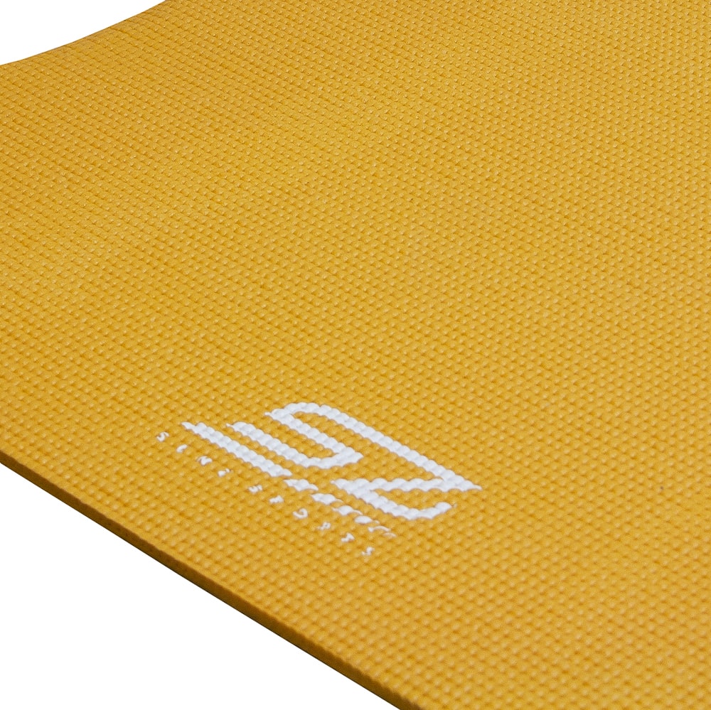 Yogamat - Senz Sports Premium - Geel met print