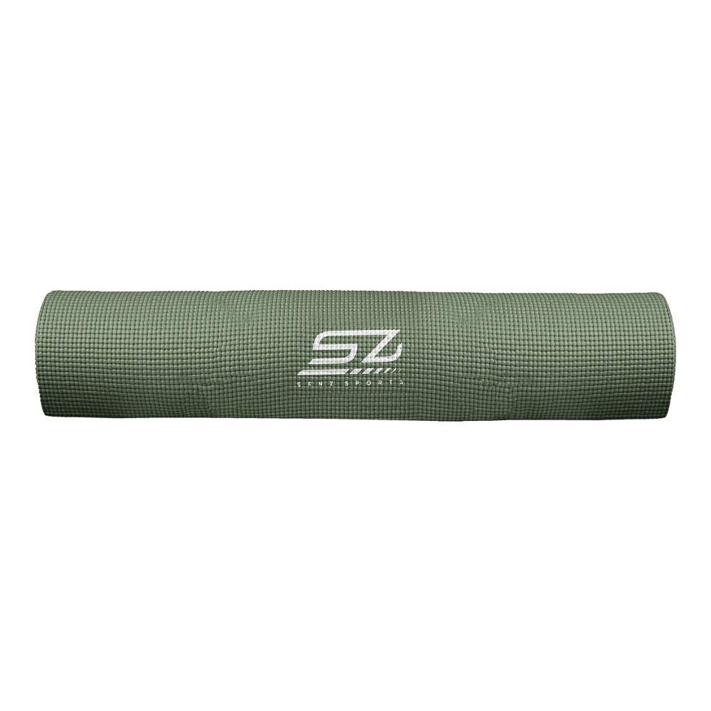 Yogamat - Senz Sports Premium - Green with print