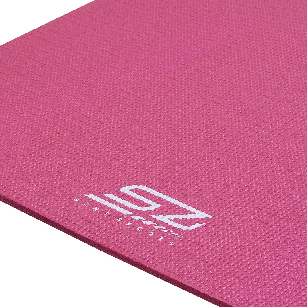 Yogamat - Senz Sports Premium - Roze met print