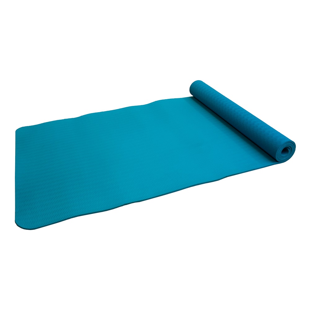 yoga mat blauw