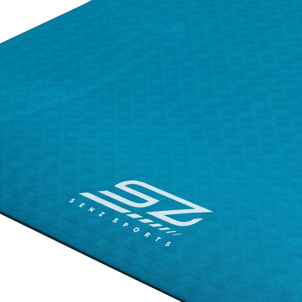 yoga mat blauw