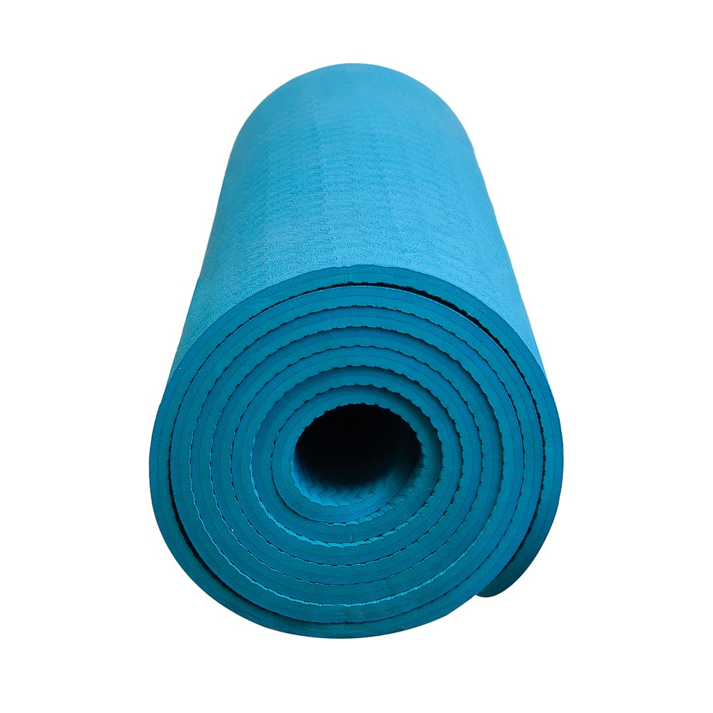 yoga mat blauw